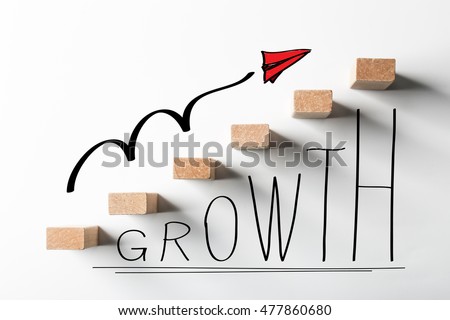Business growth concept picture for business growth abstract background.