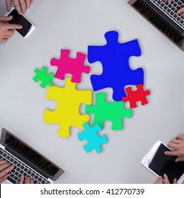business image,jigsaw puzzle