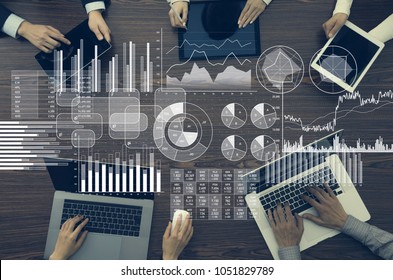 Business information and infographics concept. - Shutterstock ID 1051829789