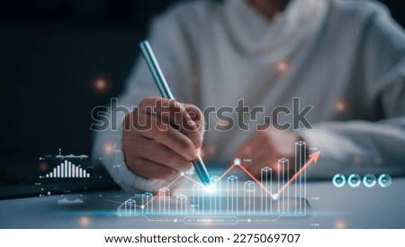 Business Intelligence concept - data analysis, management tools, intelligence, corporate strategy creation, data-driven decision making.