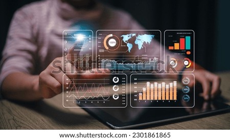 Business Intelligence concept - data analysis, management tools, intelligence, corporate strategy creation, data-driven decision making	 [[stock_photo]] © 