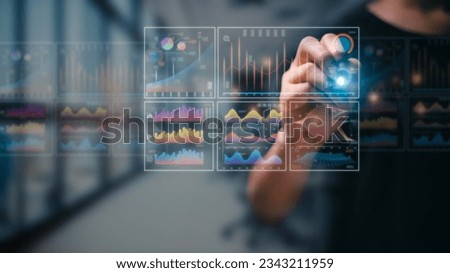 Business Intelligence concept - data analysis, management tools, intelligence, corporate strategy creation, data-driven decision making	