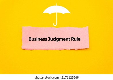 Business Judgment Rule.The Word Is Written On A Slip Of Colored Paper. Insurance Terms, Health Care Words, Life Insurance Terminology. Business Buzzwords.