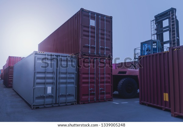 Business Logistics concept, map global partner
connection of Container Cargo freight ship for Logistic Import
Export background