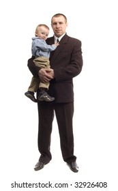 Business Man With Baby