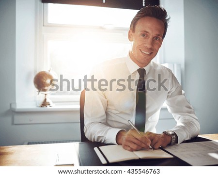 Similar – Image, Stock Photo Backlit portrait of a young man in front of a beach dune