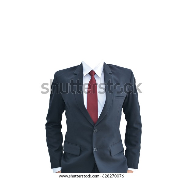 Business Man No Head Standing Isolated Stock Photo (Edit Now) 628270076