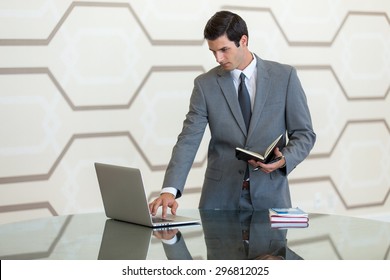 Business Man On Location Lobby Office Handsome Male In Hotel Manager 