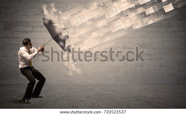 umbrella against wind