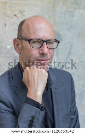 Similar – If I only knew … | bald man 60+ | UT Dresden