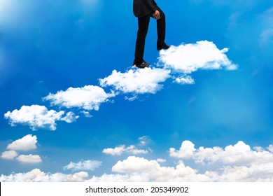 walking on the cloud