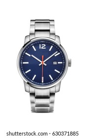 Business Man Watch In White Background