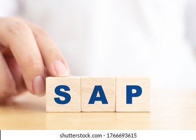 Business Management Software (SAP). ERP Enterprise Resources Planning System Concept