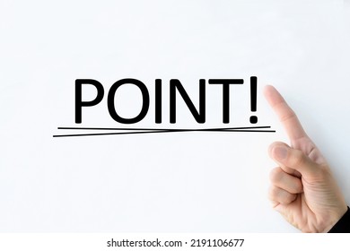 Business man's hand and POINT word on white board - Shutterstock ID 2191106677