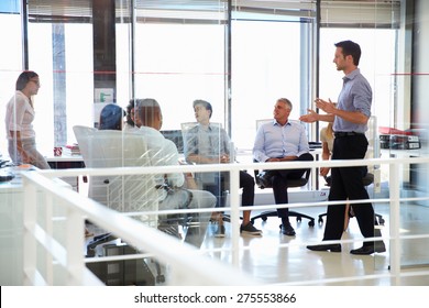 Business Meeting In A Modern Office