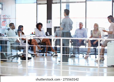 Business Meeting In A Modern Office