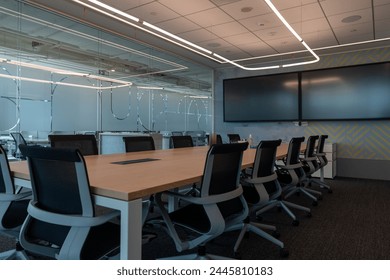 Business meeting room or Board room interiors. - Powered by Shutterstock