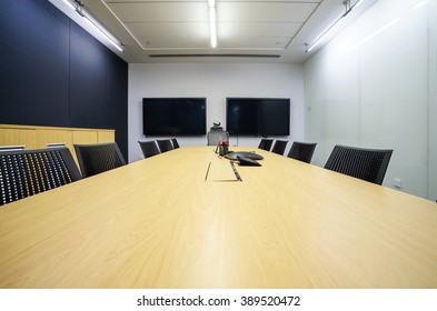 Small Conference Room Whiteboard On Blue Stock Photo (Edit Now) 1256262454