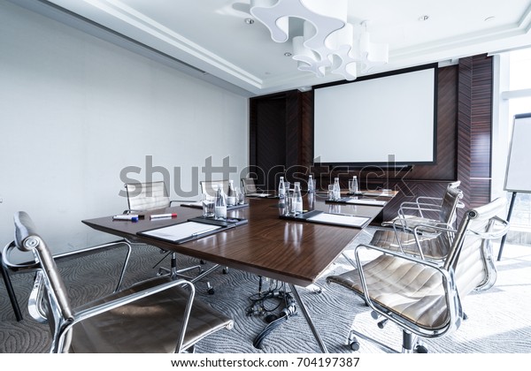 Business Meeting Room Board Room Interiors Stock Photo Edit