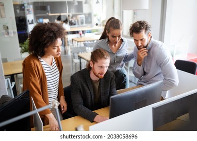 Business meeting and teamwork by business people - Shutterstock ID 2038058696