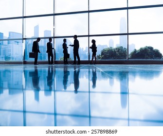 Business Meeting Teamwork Working Partnership Concept