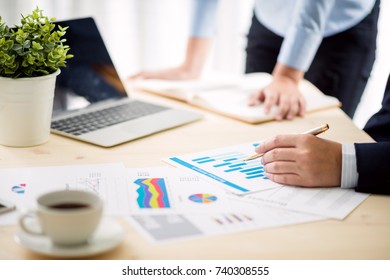 Business Meeting Time Photo Young Account Stock Photo 740308555 ...