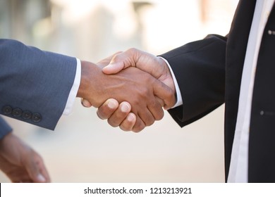 Business Men Shaking Hands.