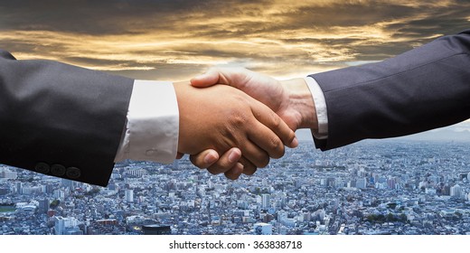 Business Men Shaking Hands