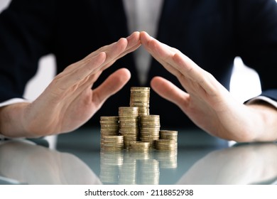 Business Money Protection From Inflation. Safe Salary - Shutterstock ID 2118852938