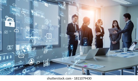 Business network concept. Group of businessperson. Teamwork. Human resources. - Powered by Shutterstock