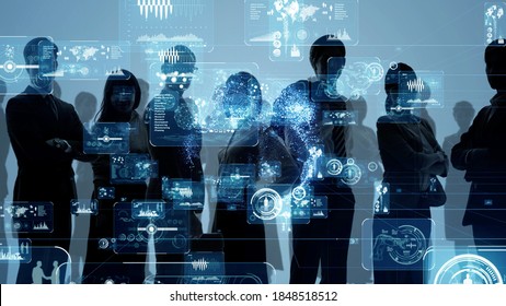 Business network concept. Group of businessperson. Teamwork. Human resources. - Powered by Shutterstock