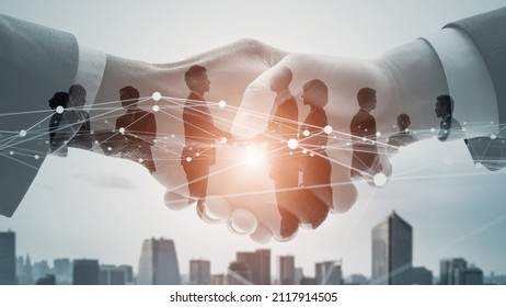 Business network concept. Group of businessperson. Teamwork. Human resources.