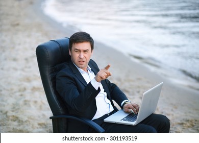 Business On Beach Relaxing Stock Photo 301193519 | Shutterstock