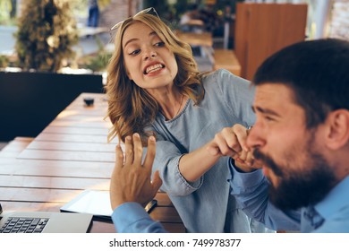 business partners, emotions, man talking on the phone, negotiations                                - Shutterstock ID 749978377