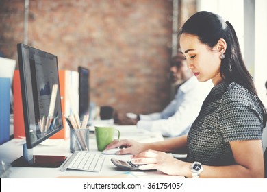 Business People Analysis Thinking Finance Growth Success Concept