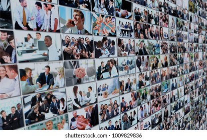 Business People Collage