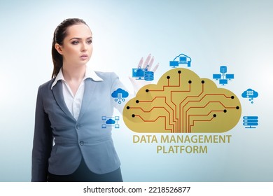 Business People In Data Management Concept