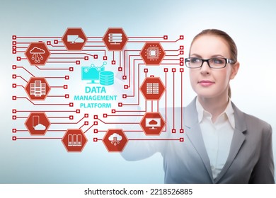 Business People In Data Management Concept