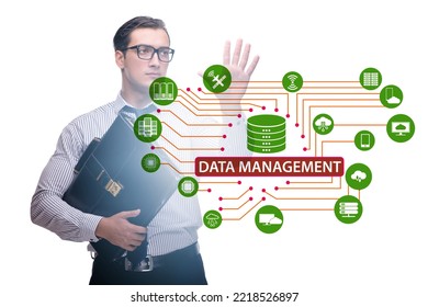 Business People In Data Management Concept