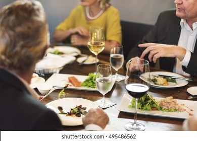 Business People Dining Together Concept