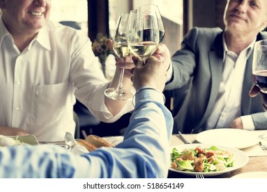 Business People Dining Together Concept