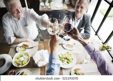 Business People Dining Together Concept