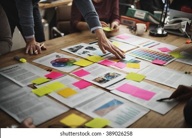 Business People Diverse Brainstorm Meeting Concept - Shutterstock ID 389026258