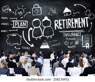 Business People Employee Retirement Presentation Seminar Concept