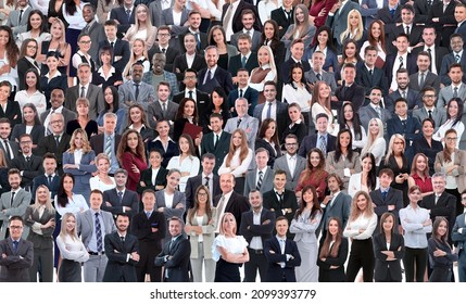 Business People Group Collage Background