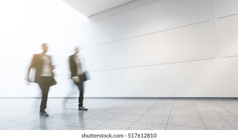 Business People At A Business Hall