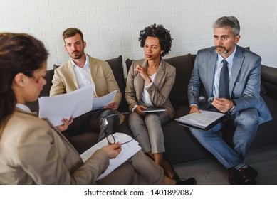 Business People Having Informal Meeting Office Stock Photo (Edit Now ...