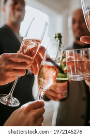 Business People Making A Toast At An Office Party