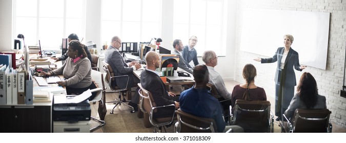 Business People Meeting Conference Brainstorming Concept - Shutterstock ID 371018309