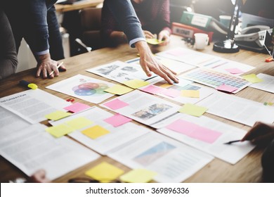 Business People Meeting Design Ideas Concept - Shutterstock ID 369896336